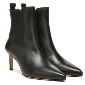 Veronica Beard Boot Leeland Chelsea Black Leather
